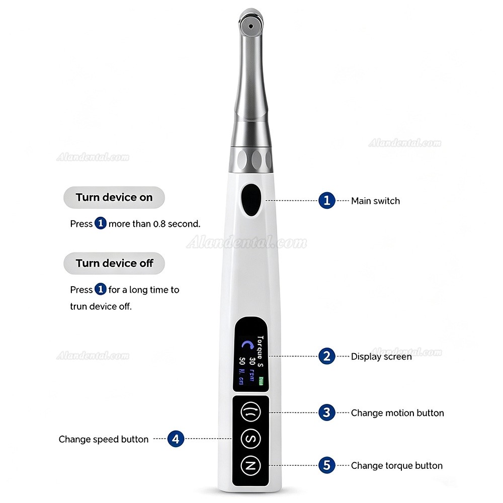 Dental Electric Implant Torque Wrench Kit Universal Implant Prosthetic Set 10-50N.cm